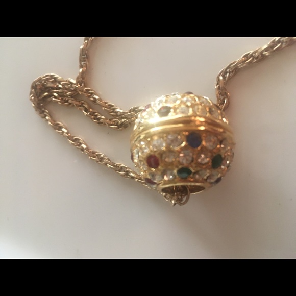 Sarah Coventry Jewelry - Sarah Coventry goldtone Crystal colorful necklace